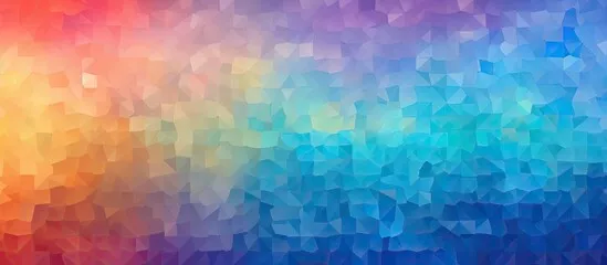 Fototapeta Żywy wzór fioletu, fioletu, odcieni i odcieni, magenty, jaskrawego błękitu i kształtów przypominających chmury tworzy hipnotyzującą sztukę nieba, przypominającą zjawisko meteorologiczne