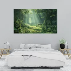 Obraz na płótnie w sypialni