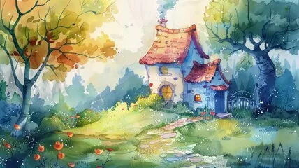 Obraz Baśniowy domek