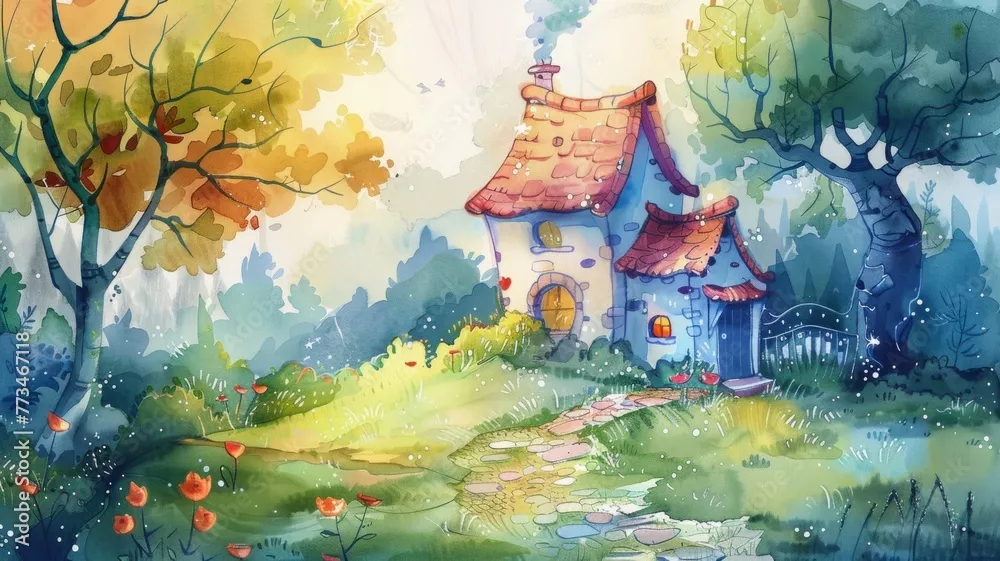 Obraz Baśniowy domek