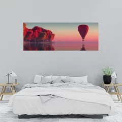 Obraz na płótnie w sypialni