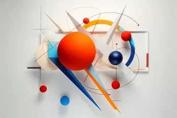Obraz Dynamiczna równowaga geometryczna