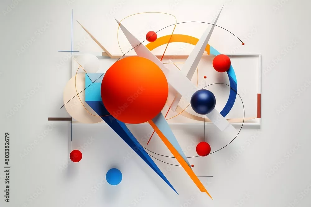 Obraz Dynamiczna równowaga geometryczna