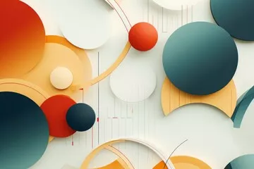 Obraz Nowoczesna geometryczna sztuka abstrakcyjna