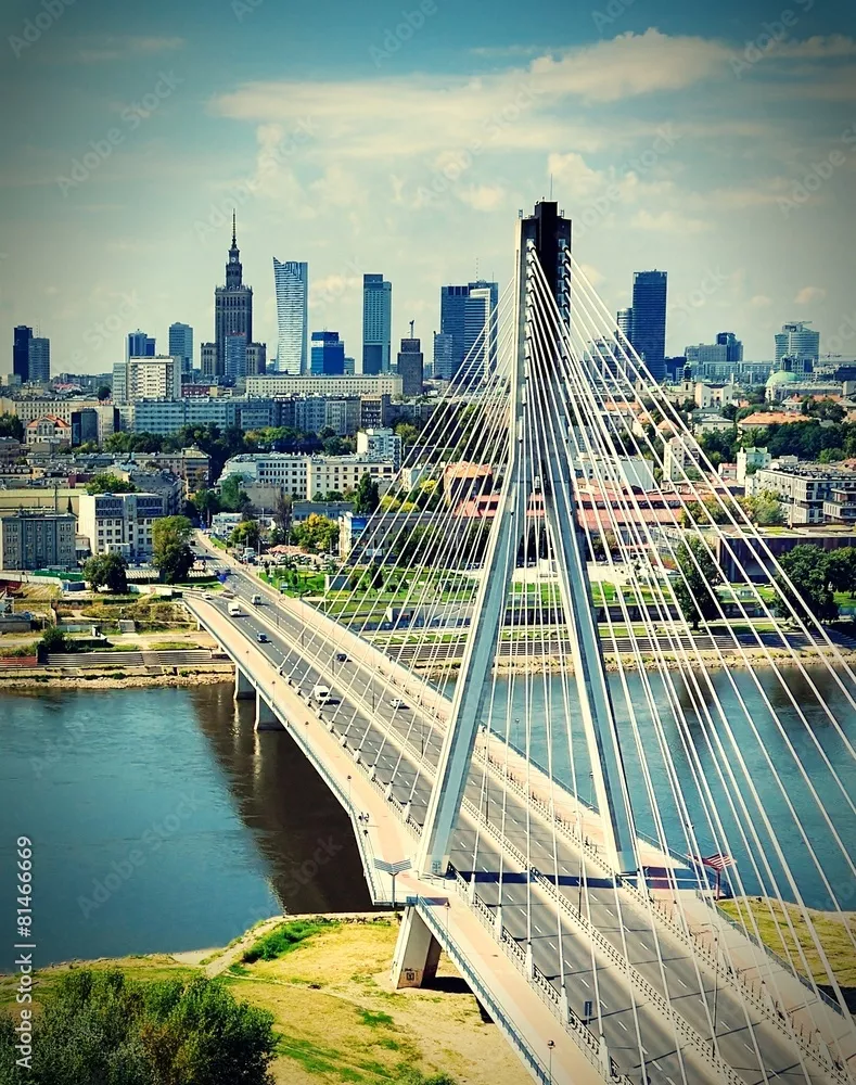 Fototapeta Warszawa.