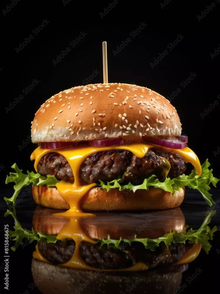 Obraz Apetyczny hamburger