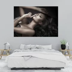 Obraz na płótnie w sypialni