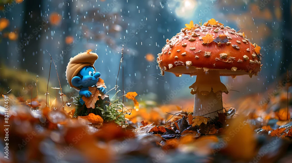 Obraz Magiczny Świat Leśnych Przyjaciół
