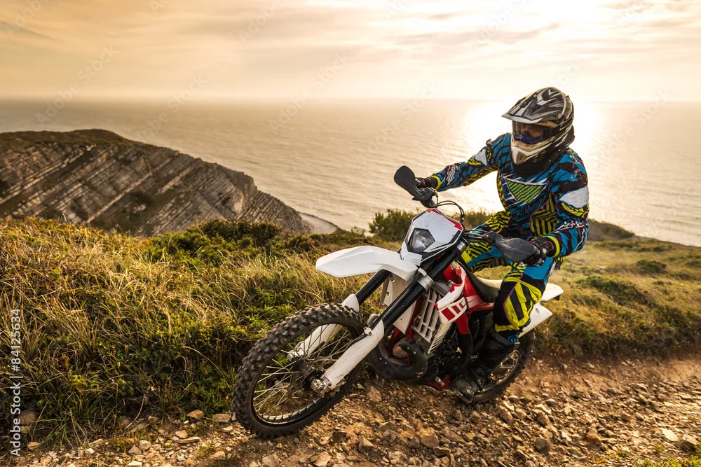 Fototapeta Enduro Bike Rider