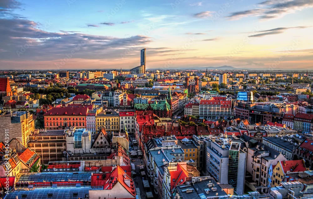 Fototapeta Panorama Wrocławia