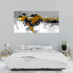 Obraz na płótnie w sypialni