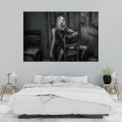 Obraz na płótnie w sypialni