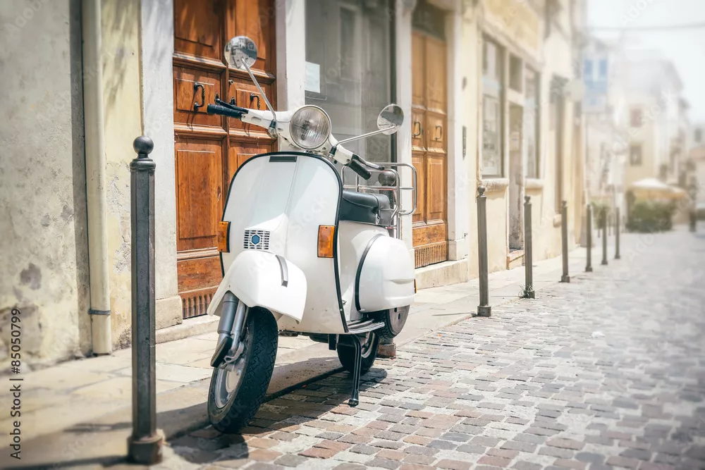 Fototapeta Vespa, włoski skuter