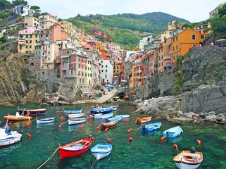 Fototapeta Riomaggiore w Cinque Terre we Włoszech