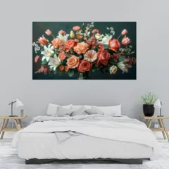 Obraz na płótnie w sypialni