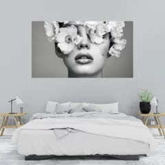 Obraz na płótnie w sypialni