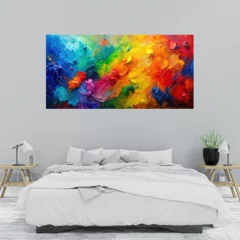 Obraz na płótnie w sypialni