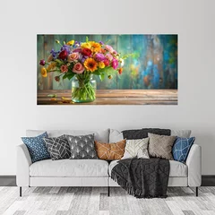 Obraz na płótnie w salonie