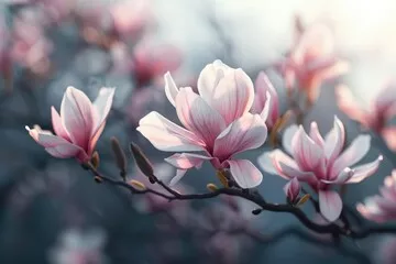 Obraz Piękno Rozkwitających Magnolii