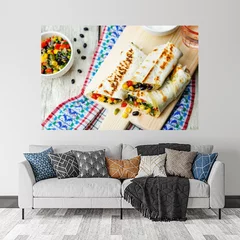 Obraz na płótnie w salonie