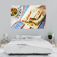 Obraz na płótnie w sypialni