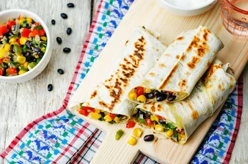 Obraz apetyczne, grillowane burrito