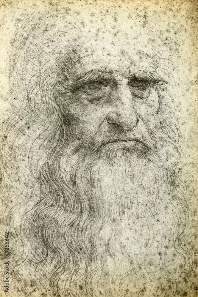 Obraz Autoportret Leonarda da Vinci, 3