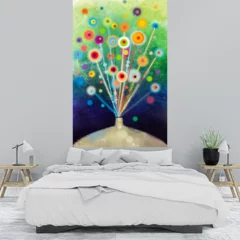 Obraz na płótnie w sypialni