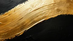 Obraz Golden Elegance: Modern Luxury Artistry