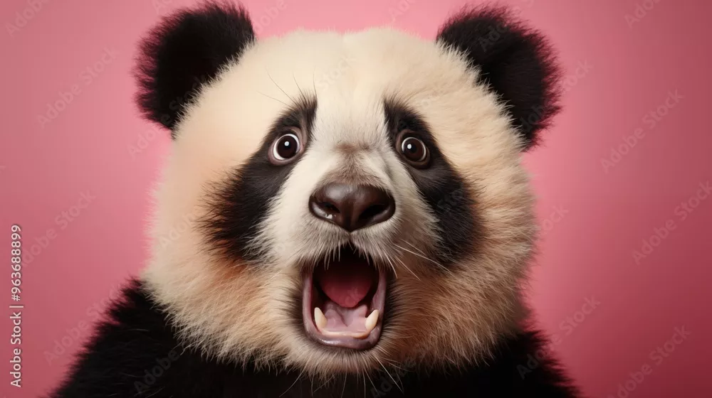 Obraz Panda w Szoku: Coś Niesamowitego Zwróciło Jej Uwagę!