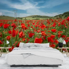 Obraz na płótnie w sypialni