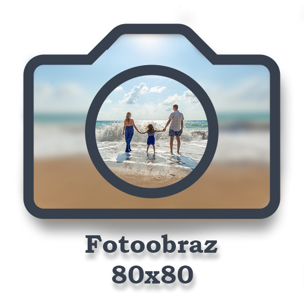 Fotoobraz na płótnie ze zdjęcia 80x80 cm