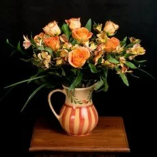 Obrazy kwiaty w wazonie - do salonu