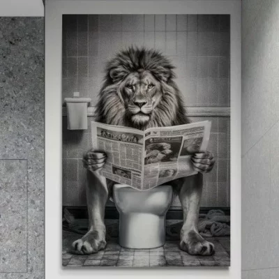 Zwierzęta na toalecie