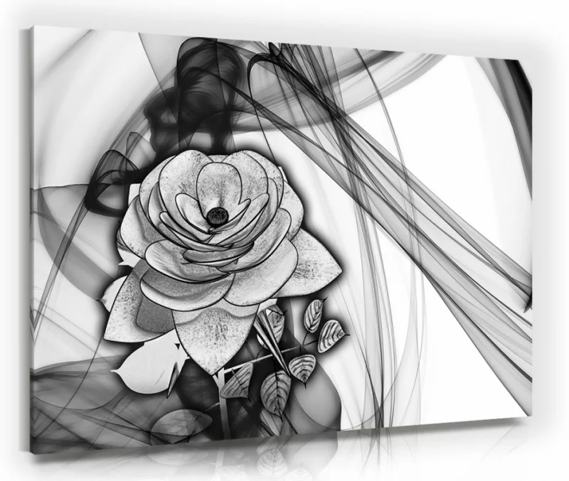 Obraz do salonu kwiat z duszą - obrazek 1
