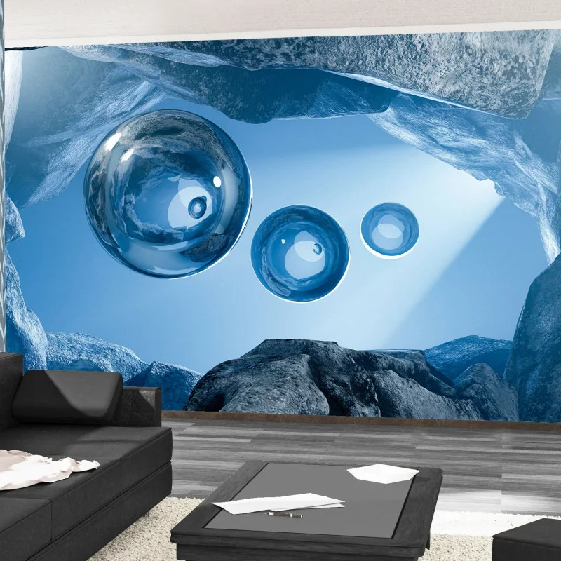 Fototapeta 3D - kule pod wodą - obrazek 1