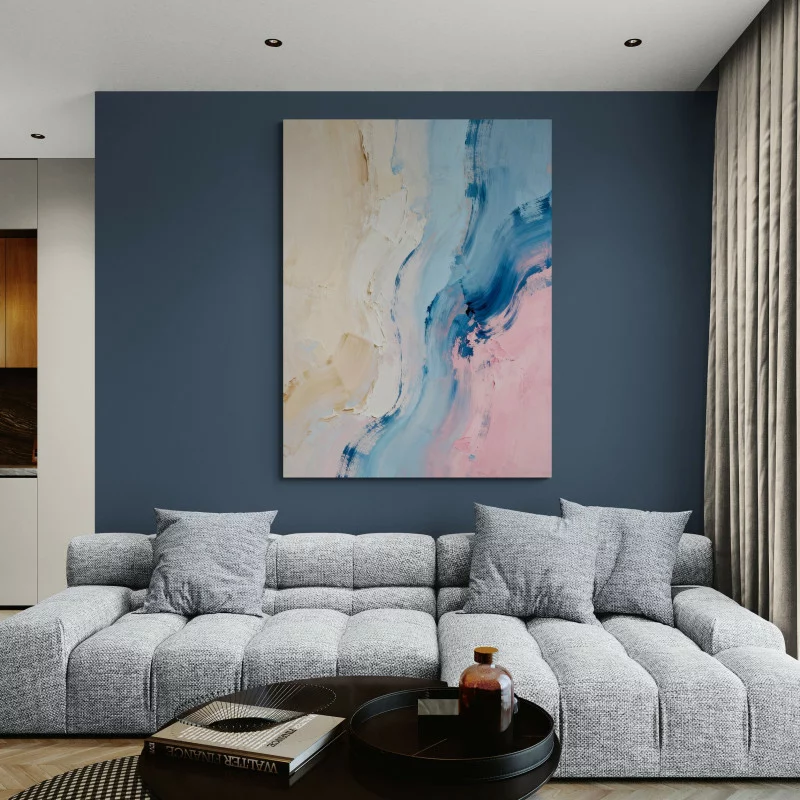 Obraz Abstrakcyjny - Spokojna Fala - obrazek 1
