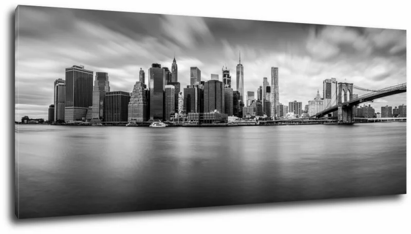 Obraz Manhattan czarno-biały - obrazek 1
