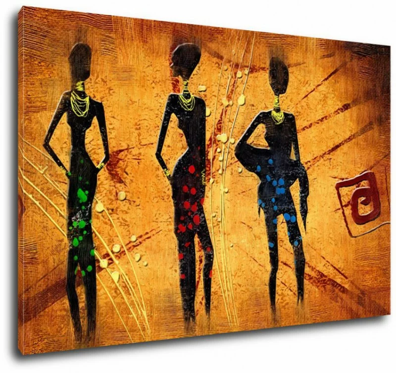 Obraz na płótnie - trzy kobiety - obrazek 1