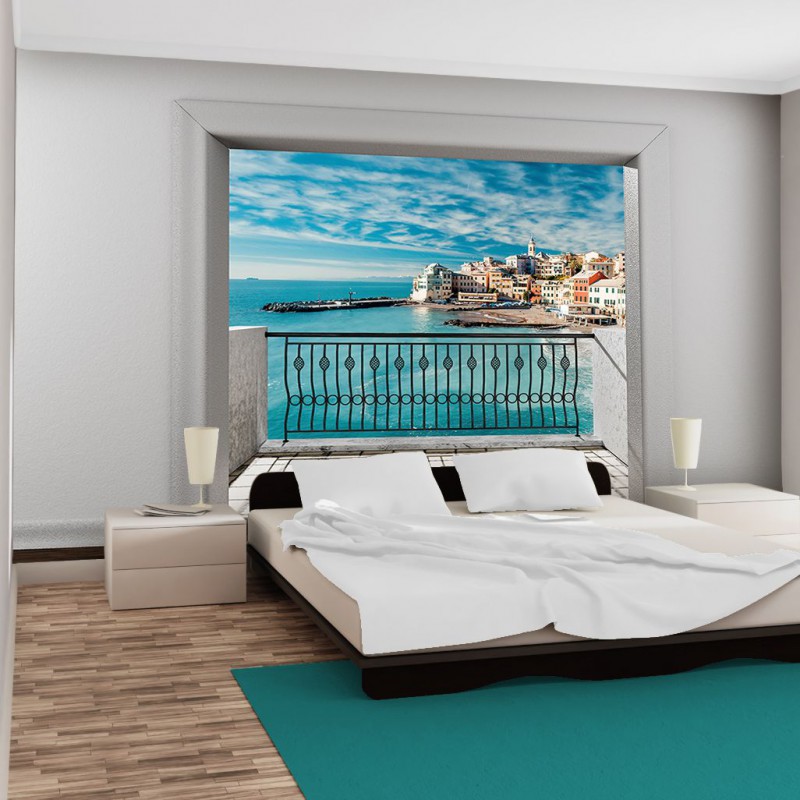 Fototapeta 3D Slnečné Grécko z balkóna