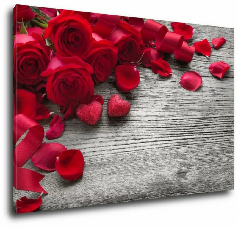Obraz z różami 120x80cm - obrazek 1