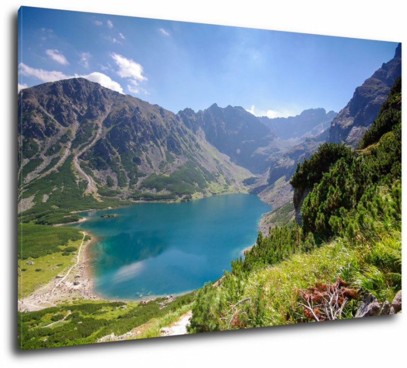 Obraz na plátne Vysokohorské pleso