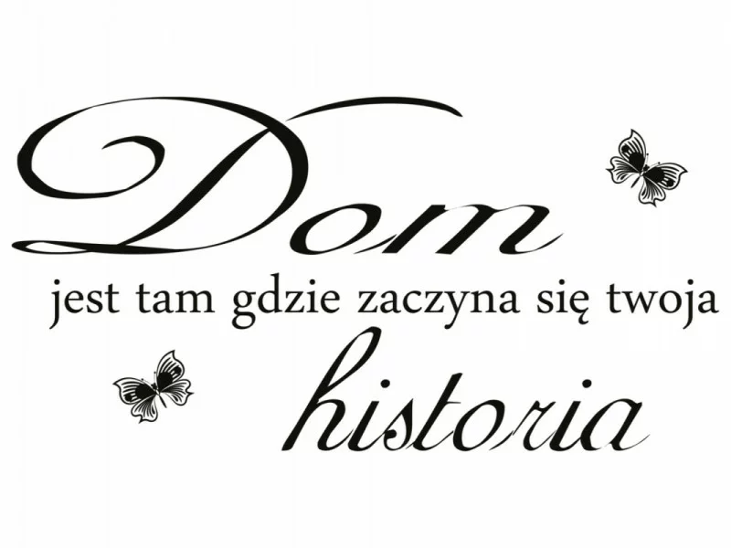 Naklejka do salonu - Twoja historia - obrazek 1