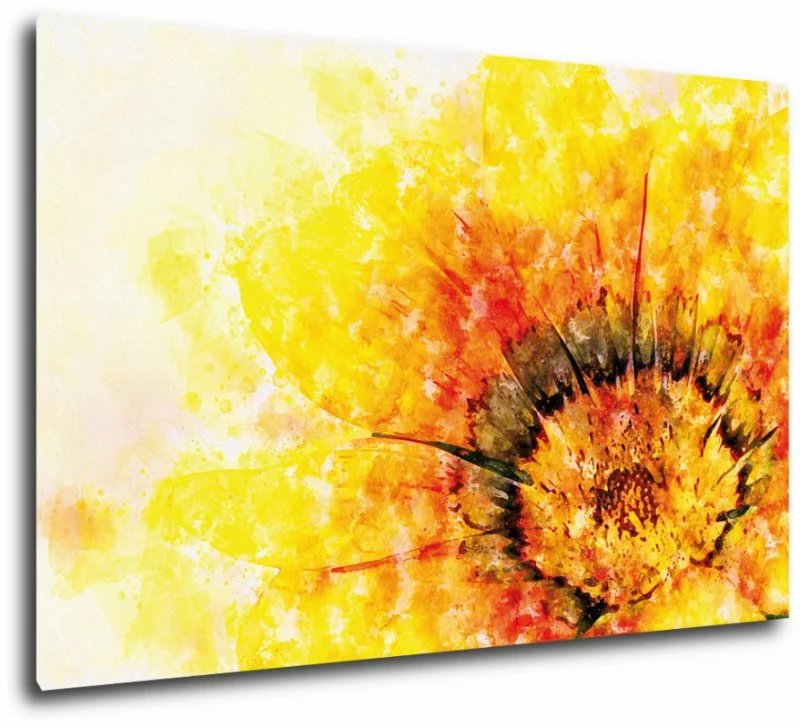 Obraz na wymiar - żółty kwiatek