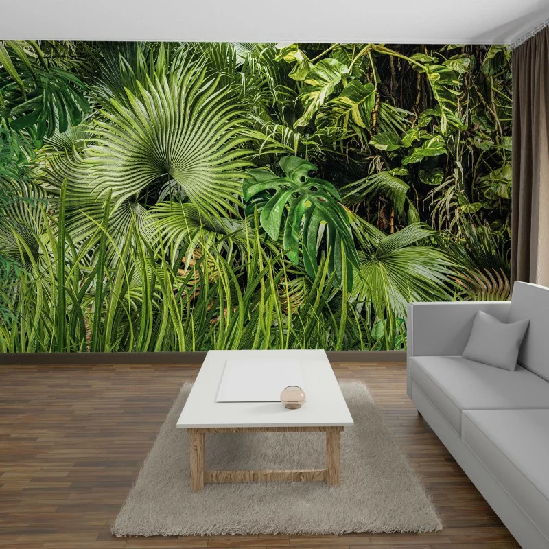 Fototapeta 3D - zarośnięta dżungla - obrazek 1