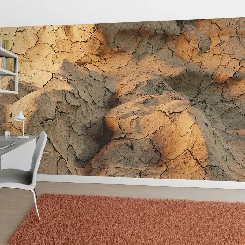Fototapeta 3D - spalona ziemia - obrazek 1