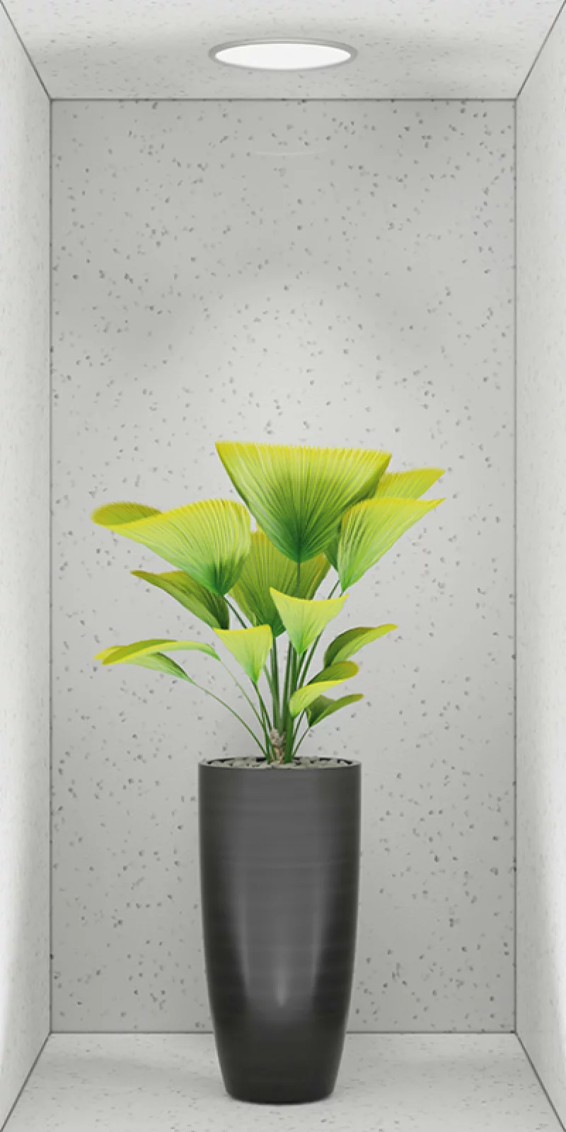 Naklejka na ścianę 3D do kuchni - kwiat we wnęce XXXVII