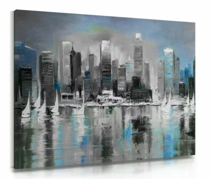 Obraz na płótnie - miasto - obrazek 1