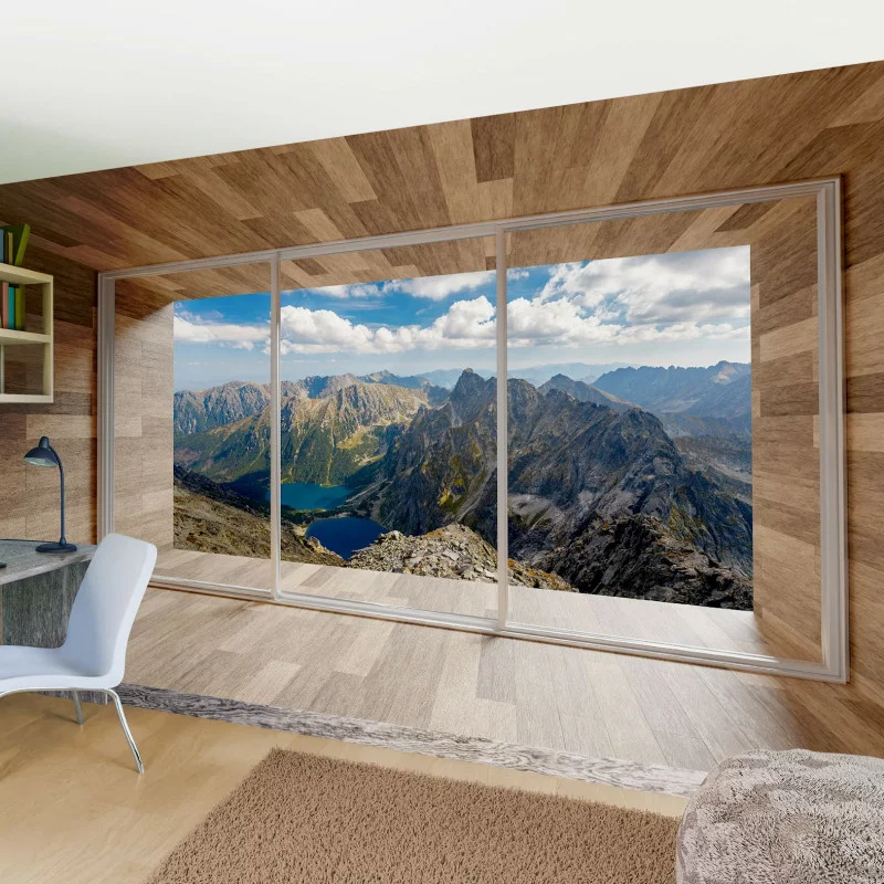 Fototapeta 3D widok na Wysokie Tatry - obrazek 1