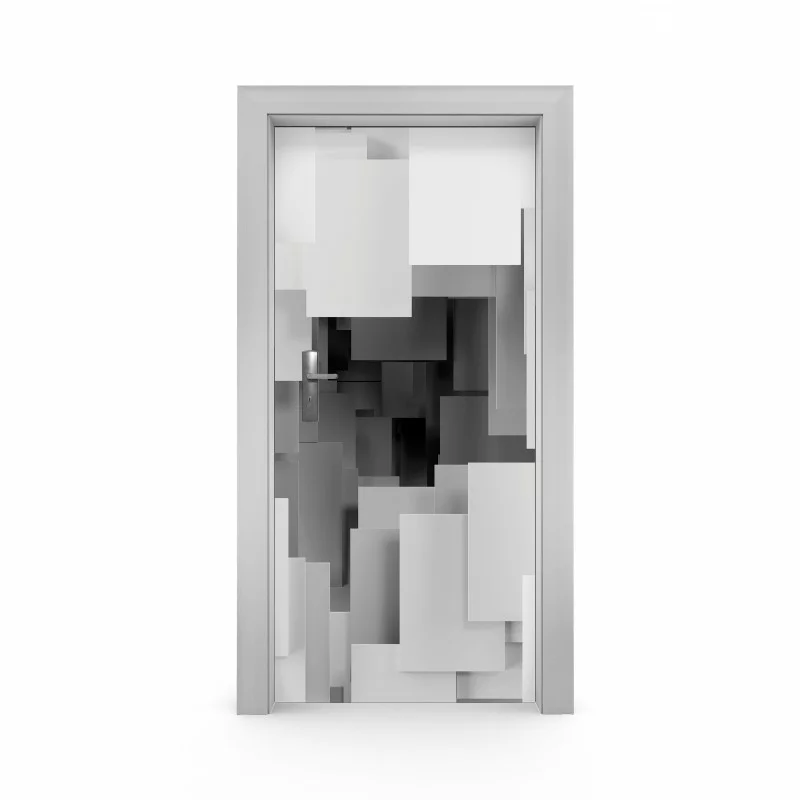 Naklejka na drzwi - tajemne przejście - obrazek 1